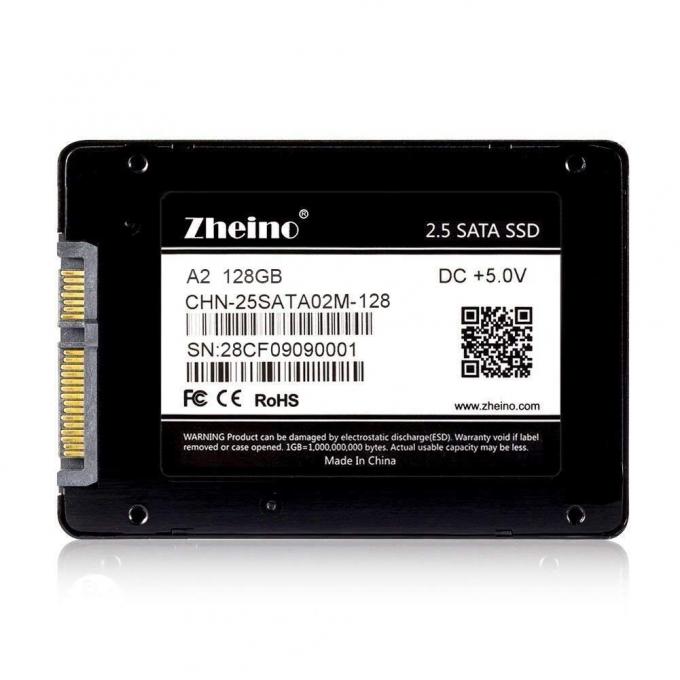 Zheino A2 2.5 Sata III 6Gb/s 128gb SSD (7mm) Solid State Drive for Desktop Laptop with 128M Cache (MLC not TLC Flash)