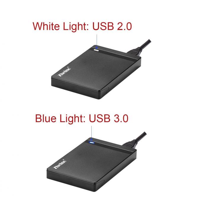 2.5 Inch USB 3.0 External Hard Drive Disk Enclosure Case For 9.5mm 7mm SATA SSD